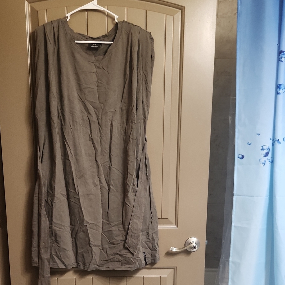 Charcoal Tunic Top